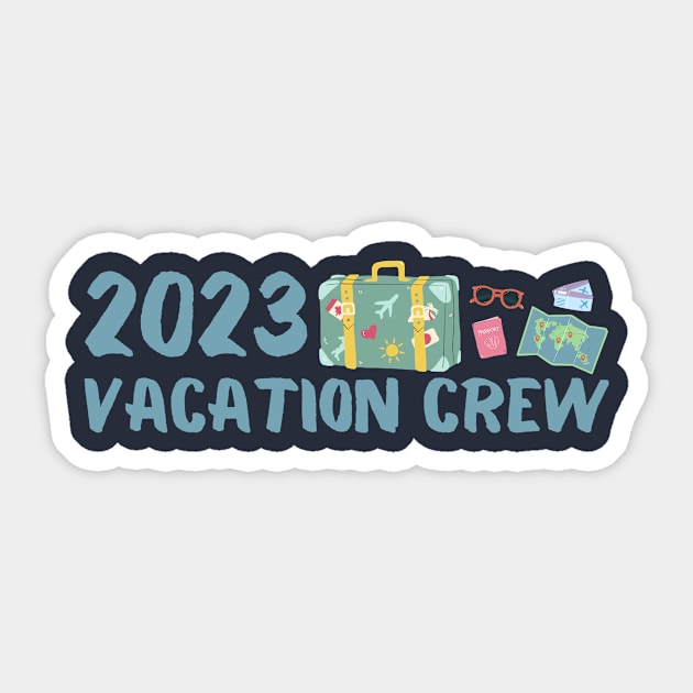 2023 Vacation Crew Sticker by AllisonGrace